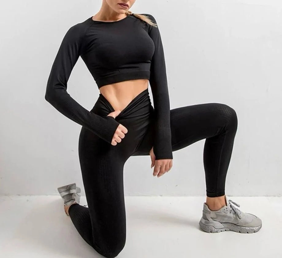Compleu Seamless Modelator Negru